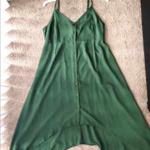 ASOS Maternity Button Down Hi-Low Midi Dress!